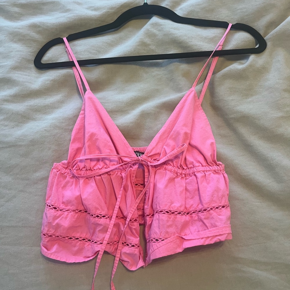 Pink Zara top